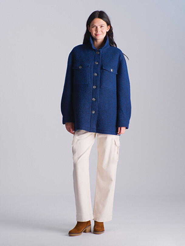 VESTE KOEN  Encre , Pr&ecirc;t-&agrave;-porter Bensimon