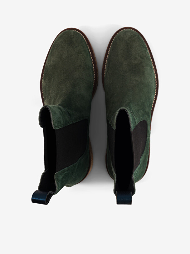 CHELSEA BOOTS CREPE  Foret , Pr&ecirc;t-&agrave;-porter Bensimon