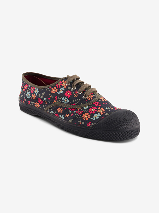 TENNIS LACET FEMME LIBERTY  Imprime capel floret , Tennis & Chaussures Bensimon