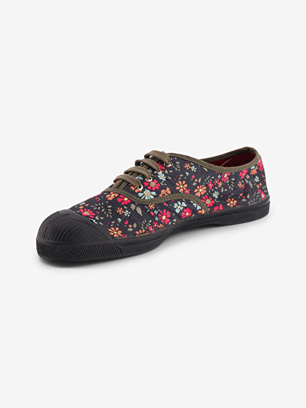 TENNIS LACET FEMME LIBERTY  Imprime capel floret , Tennis & Chaussures Bensimon