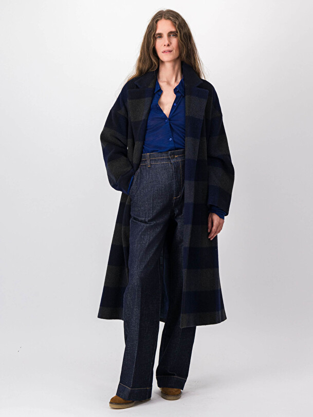 MANTEAU SAMYCOAT  Grands carreaux , Pr&ecirc;t-&agrave;-porter Bensimon