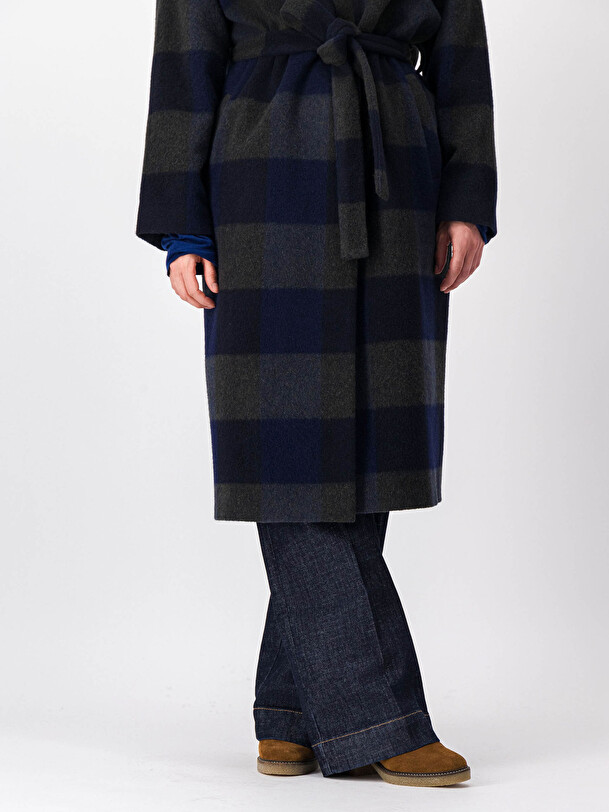 MANTEAU SAMYCOAT  Grands carreaux , Pr&ecirc;t-&agrave;-porter Bensimon