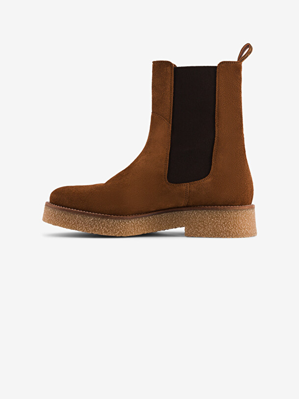 CHELSEA BOOTS CREPE  Tabac , Pr&ecirc;t-&agrave;-porter Bensimon
