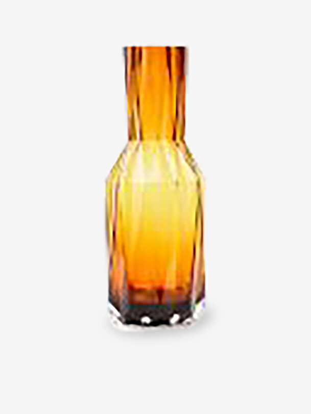 VASE FOLDS GLASS OCRE L - POLSPOTTEN Ocre , Maison Bensimon