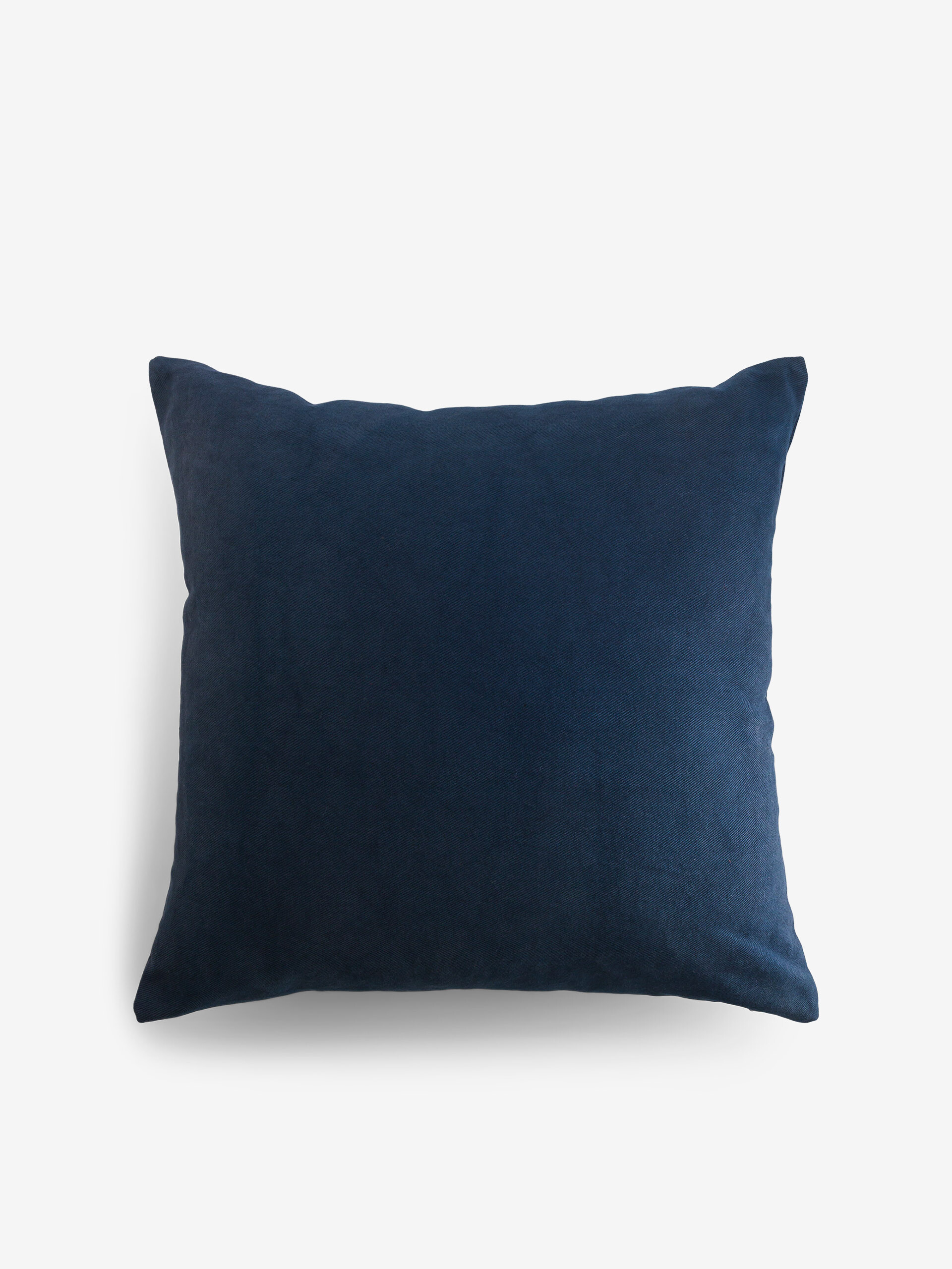 COUSSIN UNI COTON FLAMME PETROLE 45x45 Bleu petrole , Maison Bensimon