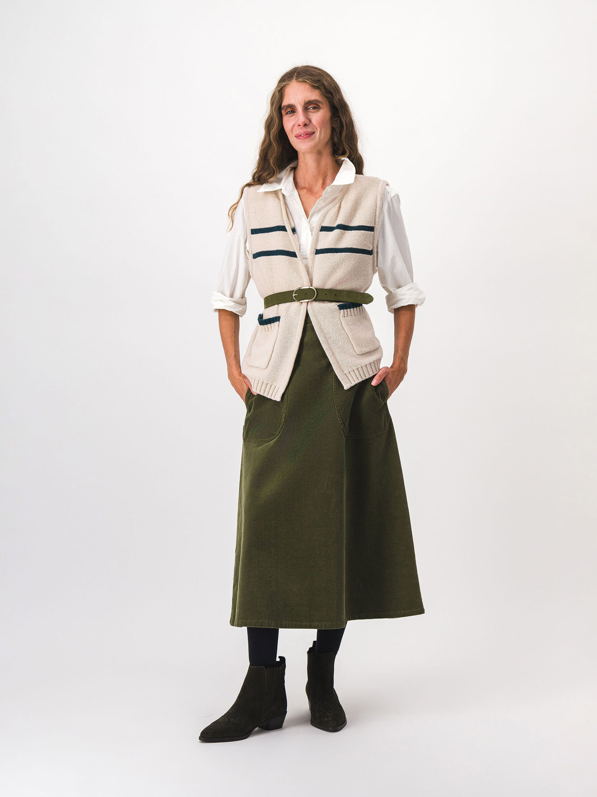 GILET MARCEL  Ecru , Pr&ecirc;t-&agrave;-porter Bensimon