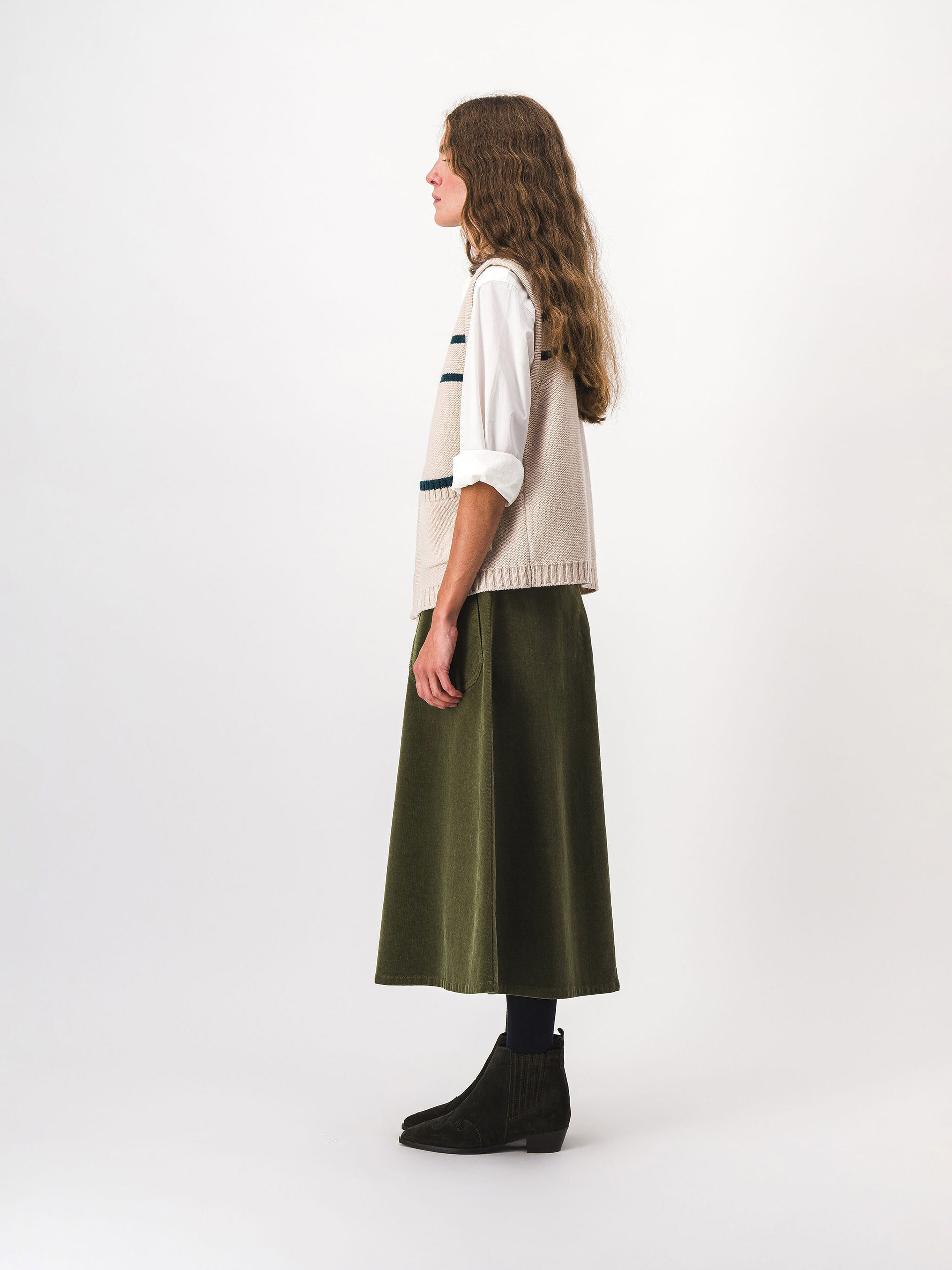 GILET MARCEL  Ecru , Pr&ecirc;t-&agrave;-porter Bensimon