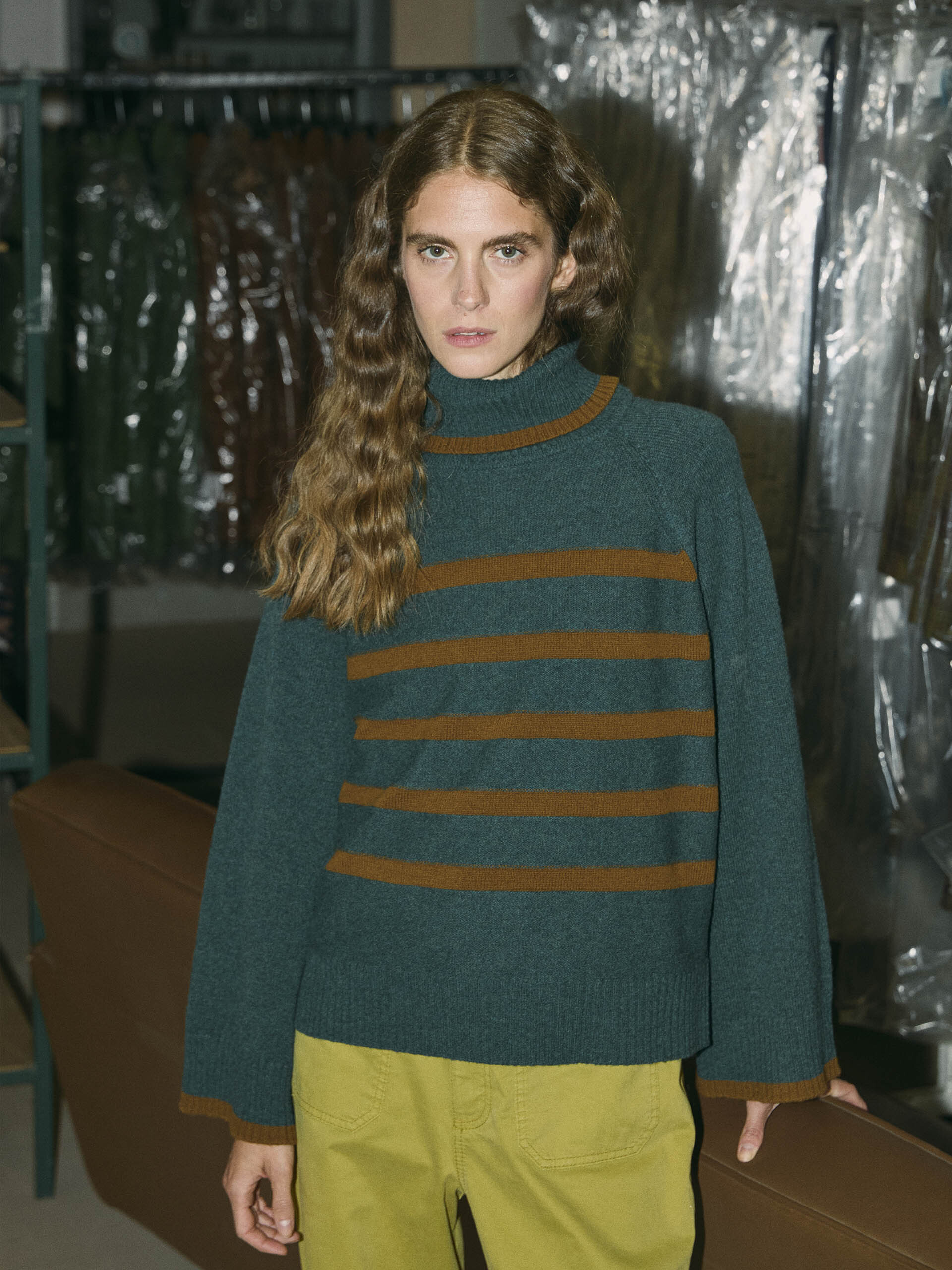 PULL MAGGY  Vert sapin , Pr&ecirc;t-&agrave;-porter Bensimon