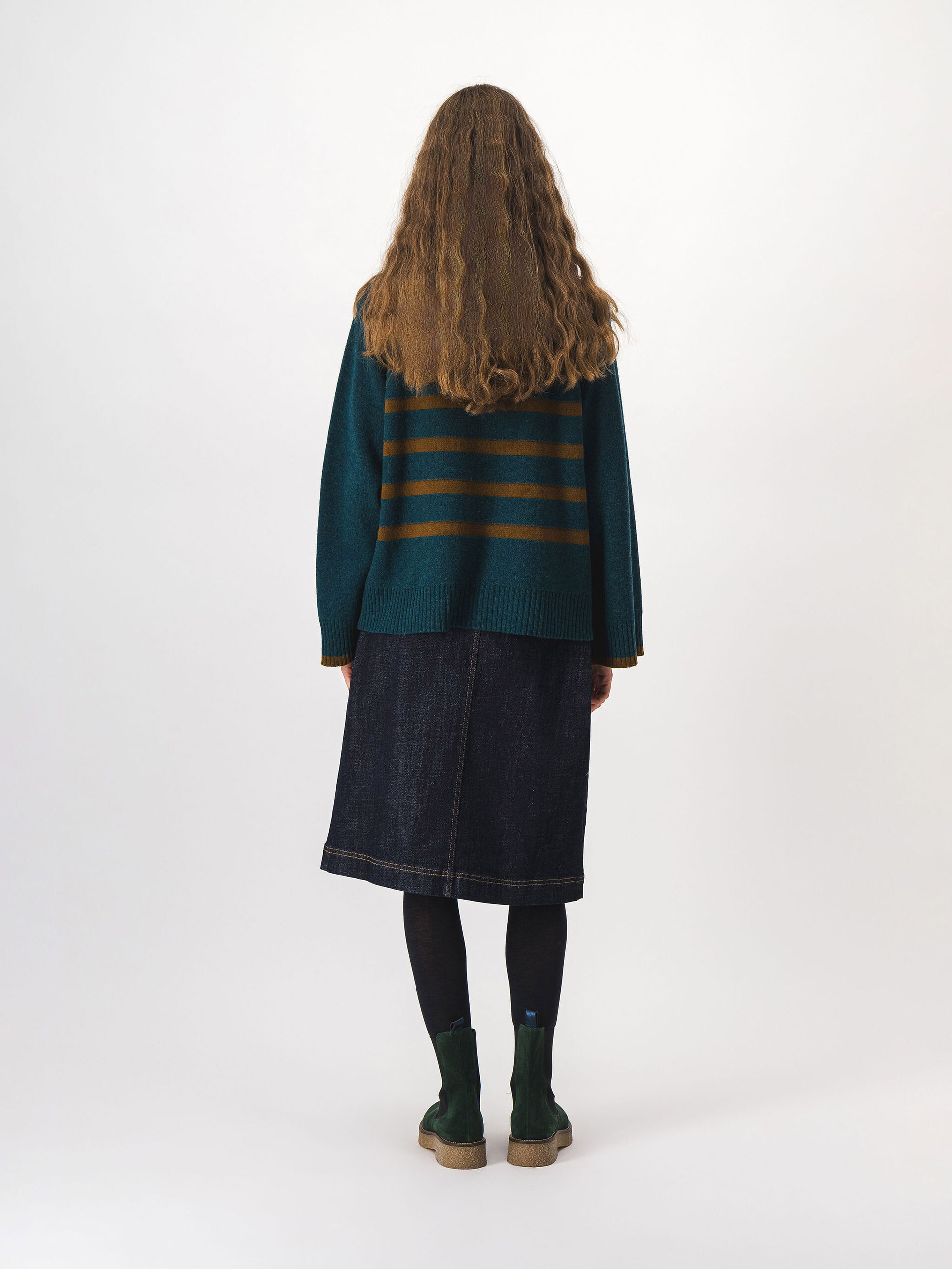 PULL MAGGY  Vert sapin , Pr&ecirc;t-&agrave;-porter Bensimon