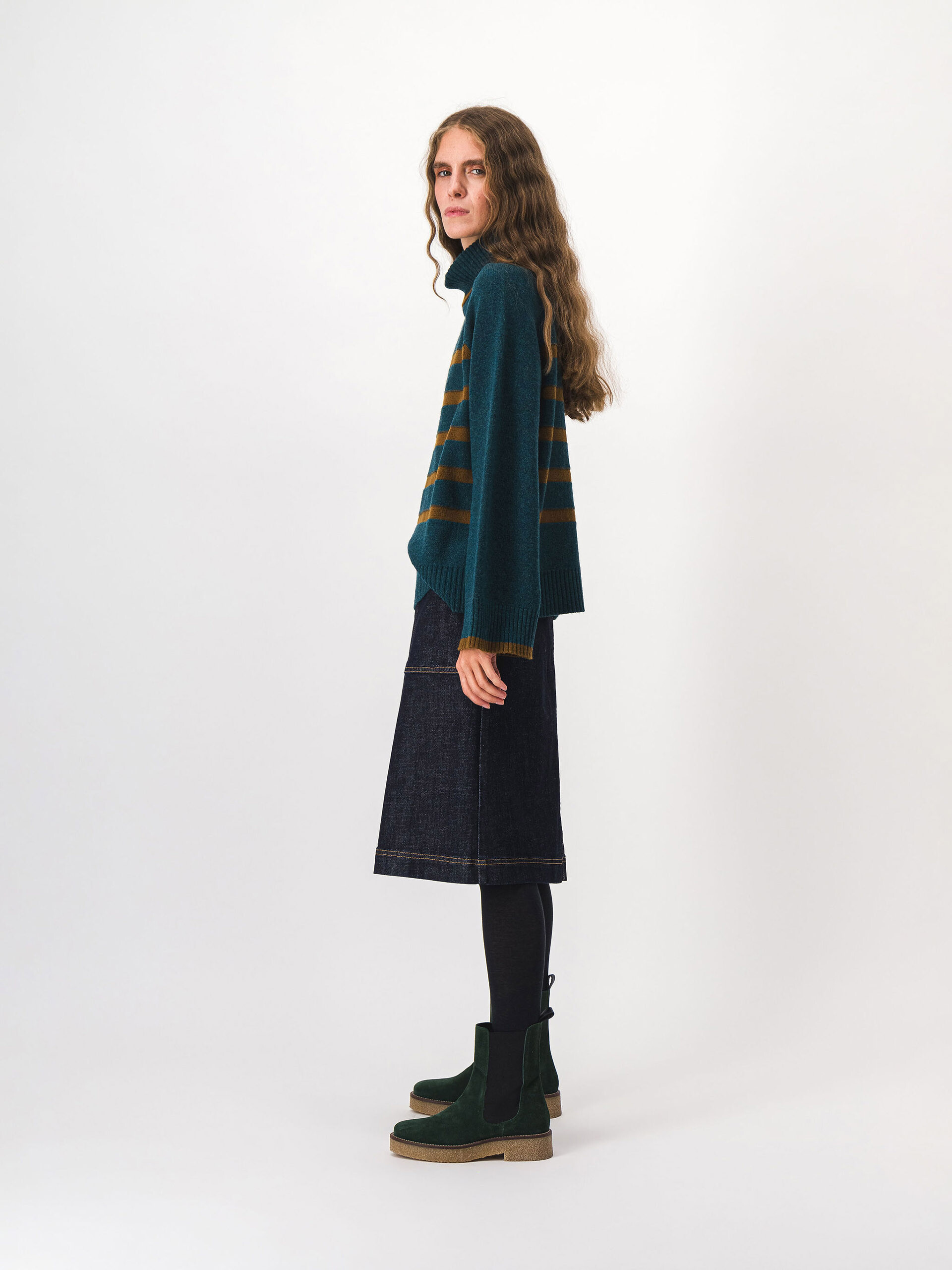 PULL MAGGY  Vert sapin , Pr&ecirc;t-&agrave;-porter Bensimon