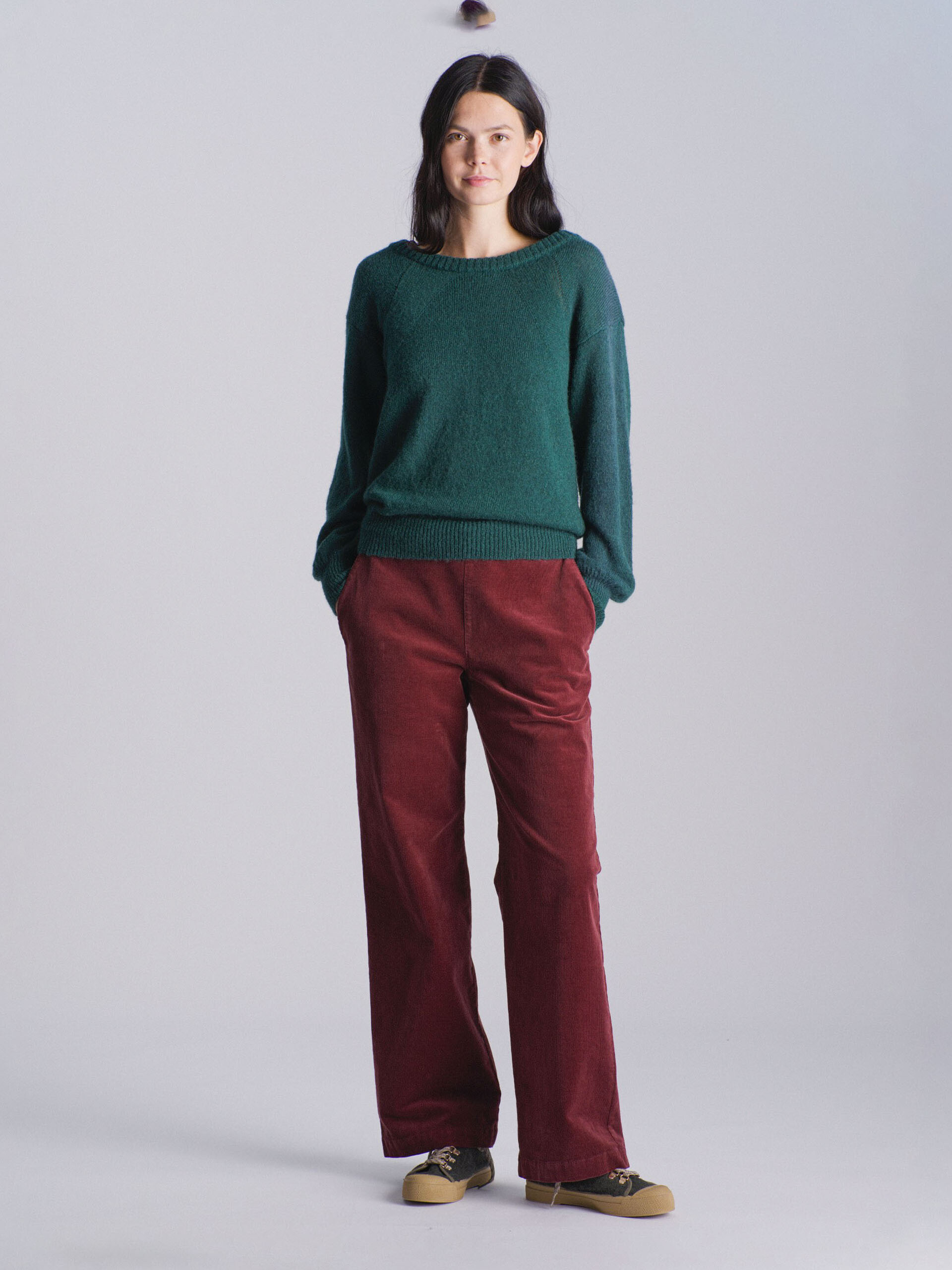 PULL MOBBY  Vert sapin , Pr&ecirc;t-&agrave;-porter Bensimon