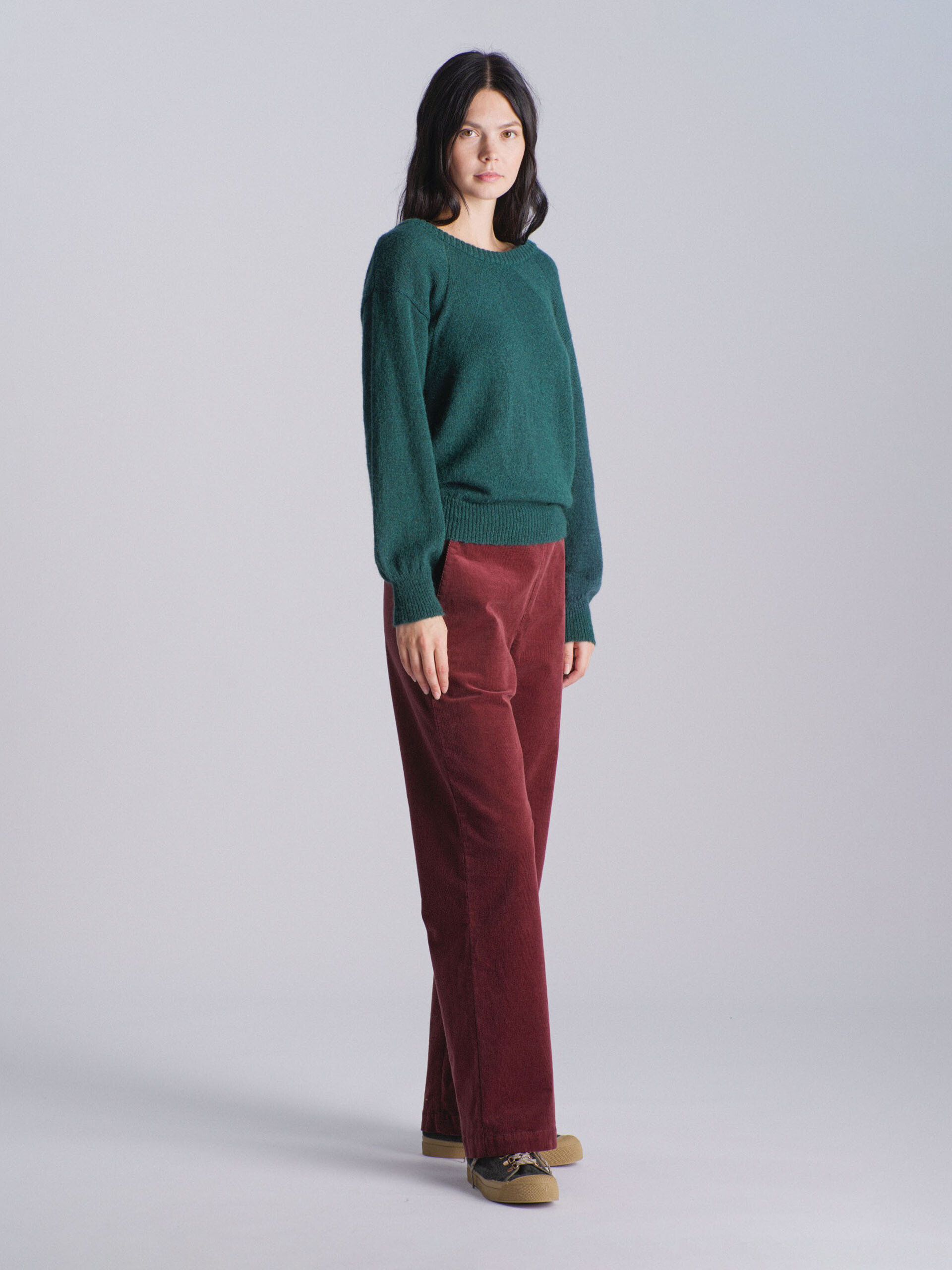 PULL MOBBY  Vert sapin , Pr&ecirc;t-&agrave;-porter Bensimon