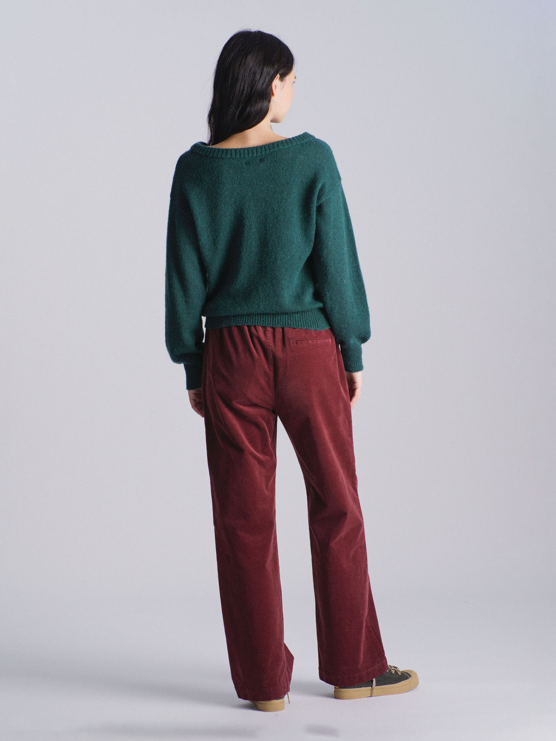 PULL MOBBY  Vert sapin , Pr&ecirc;t-&agrave;-porter Bensimon