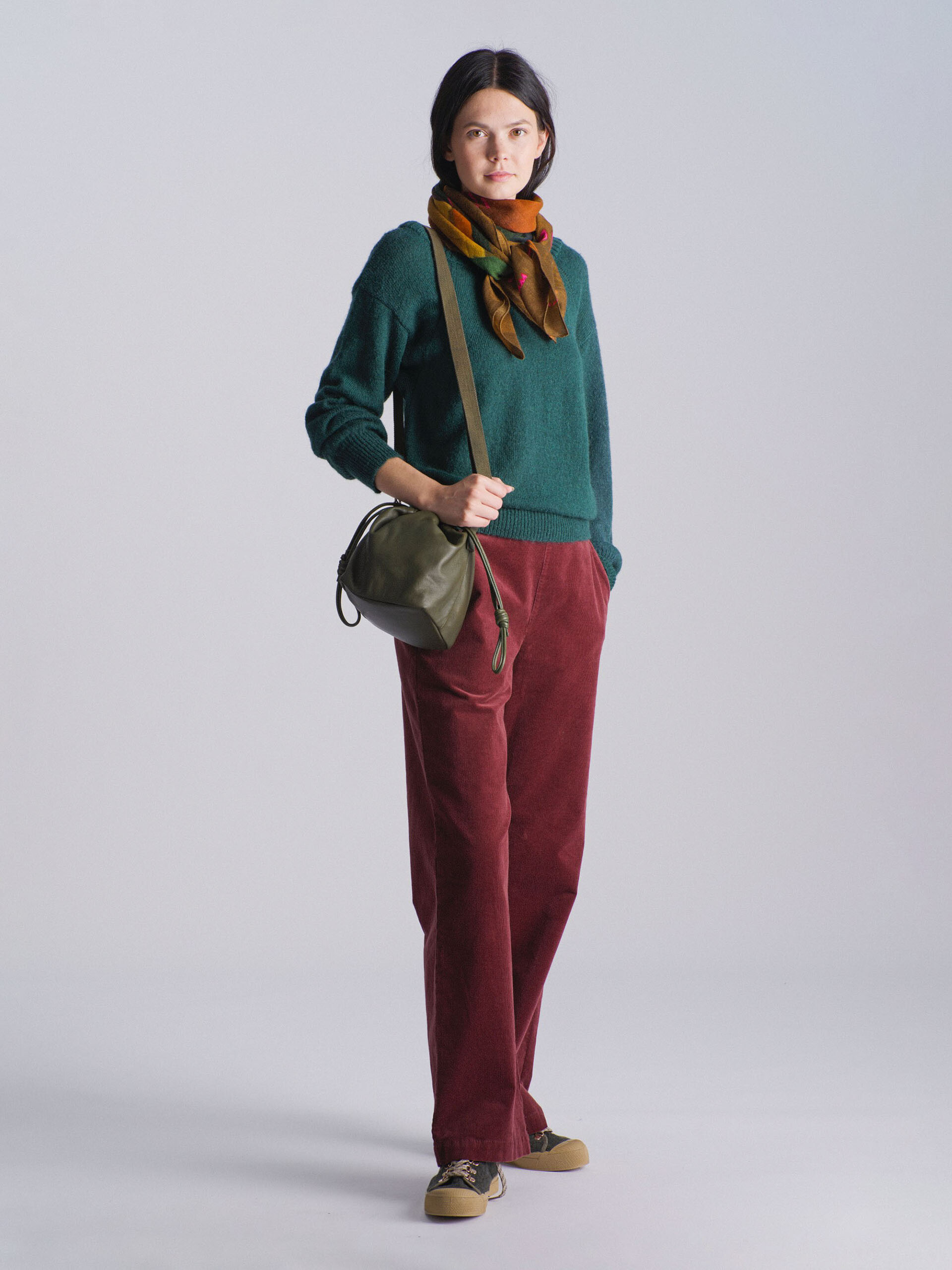 PULL MOBBY  Vert sapin , Pr&ecirc;t-&agrave;-porter Bensimon