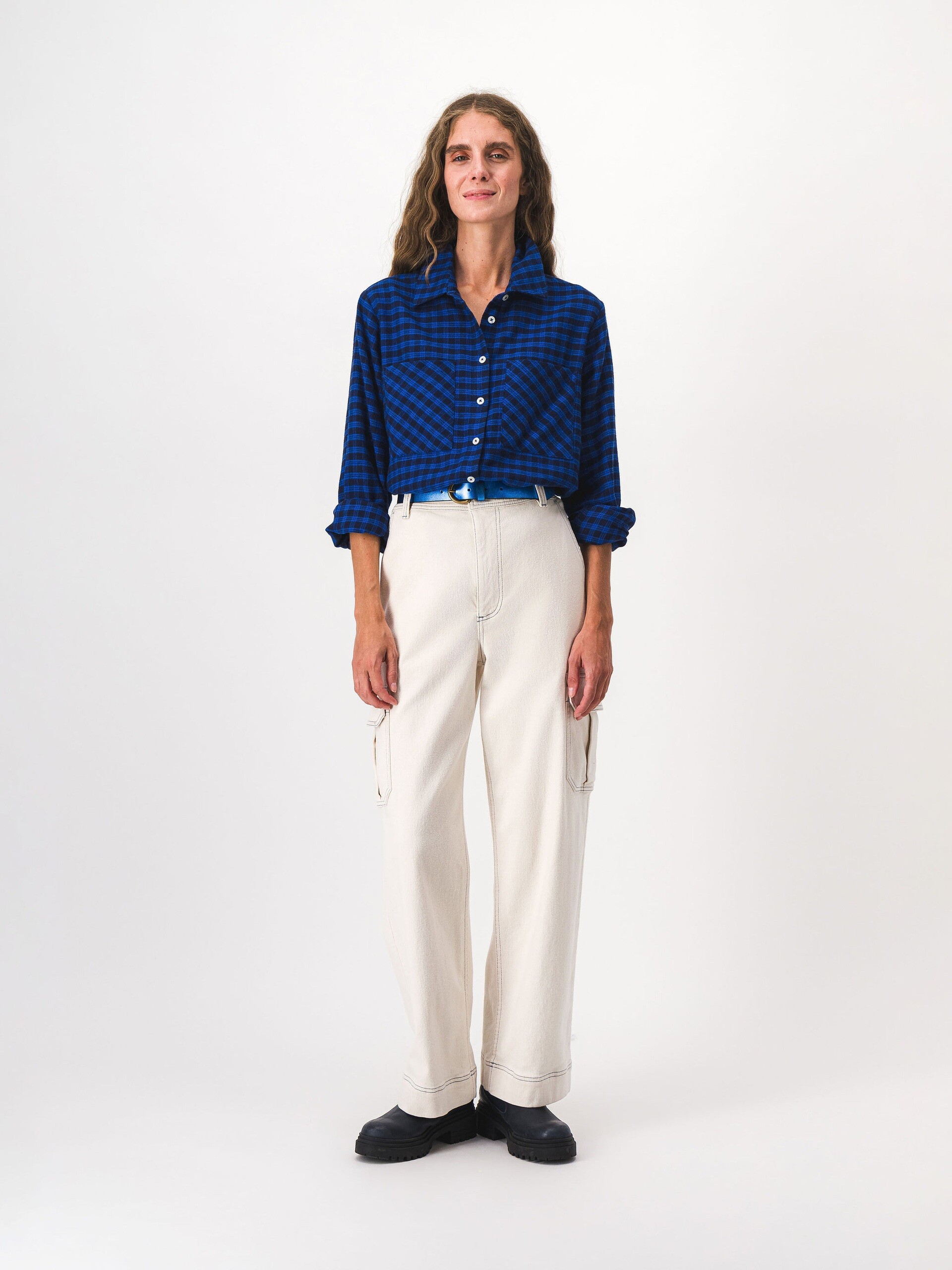 CHEMISE HILARIO  Carreaux , Pr&ecirc;t-&agrave;-porter Bensimon