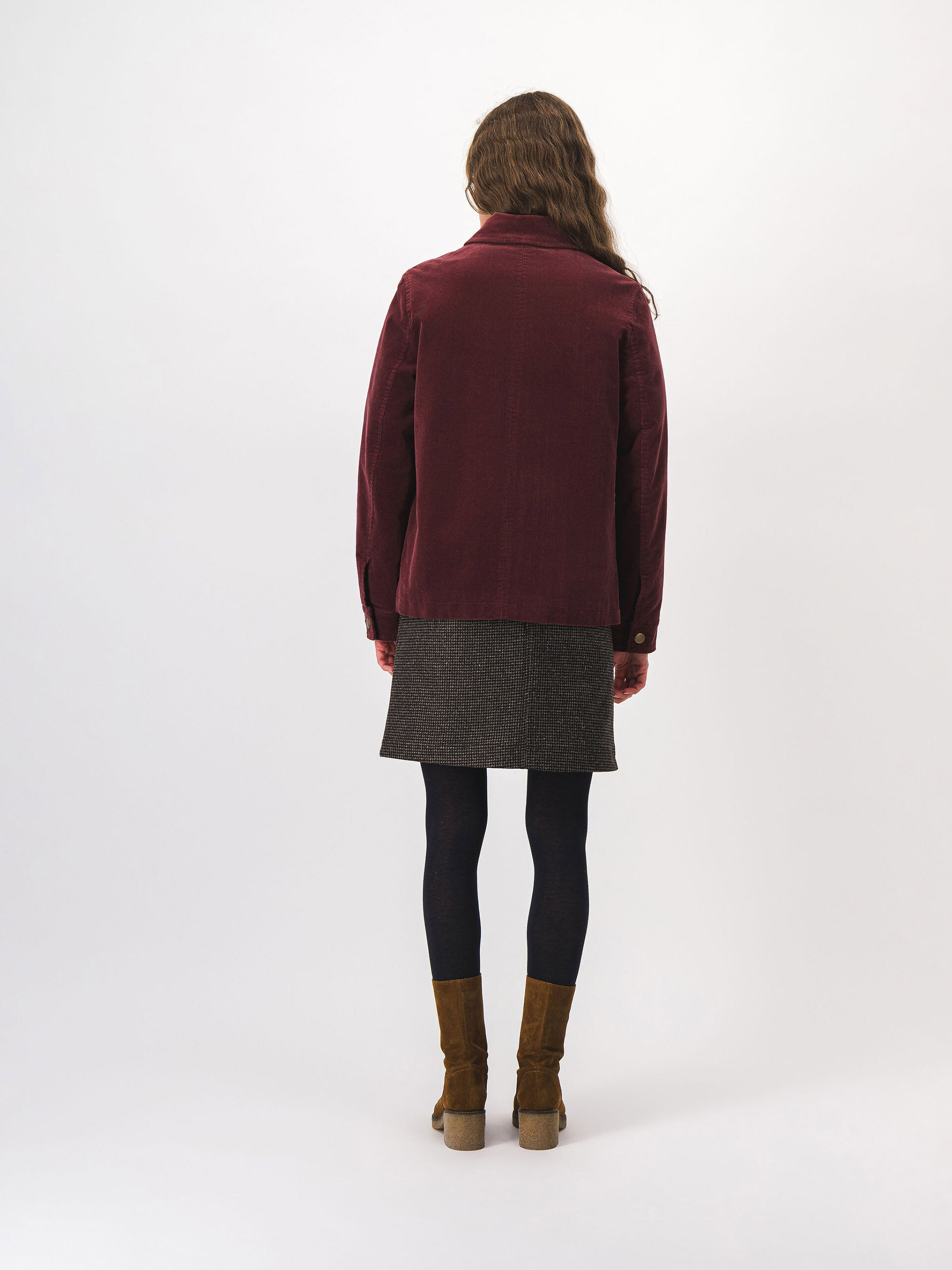VESTE KEZIAH  Aubergine , Pr&ecirc;t-&agrave;-porter Bensimon