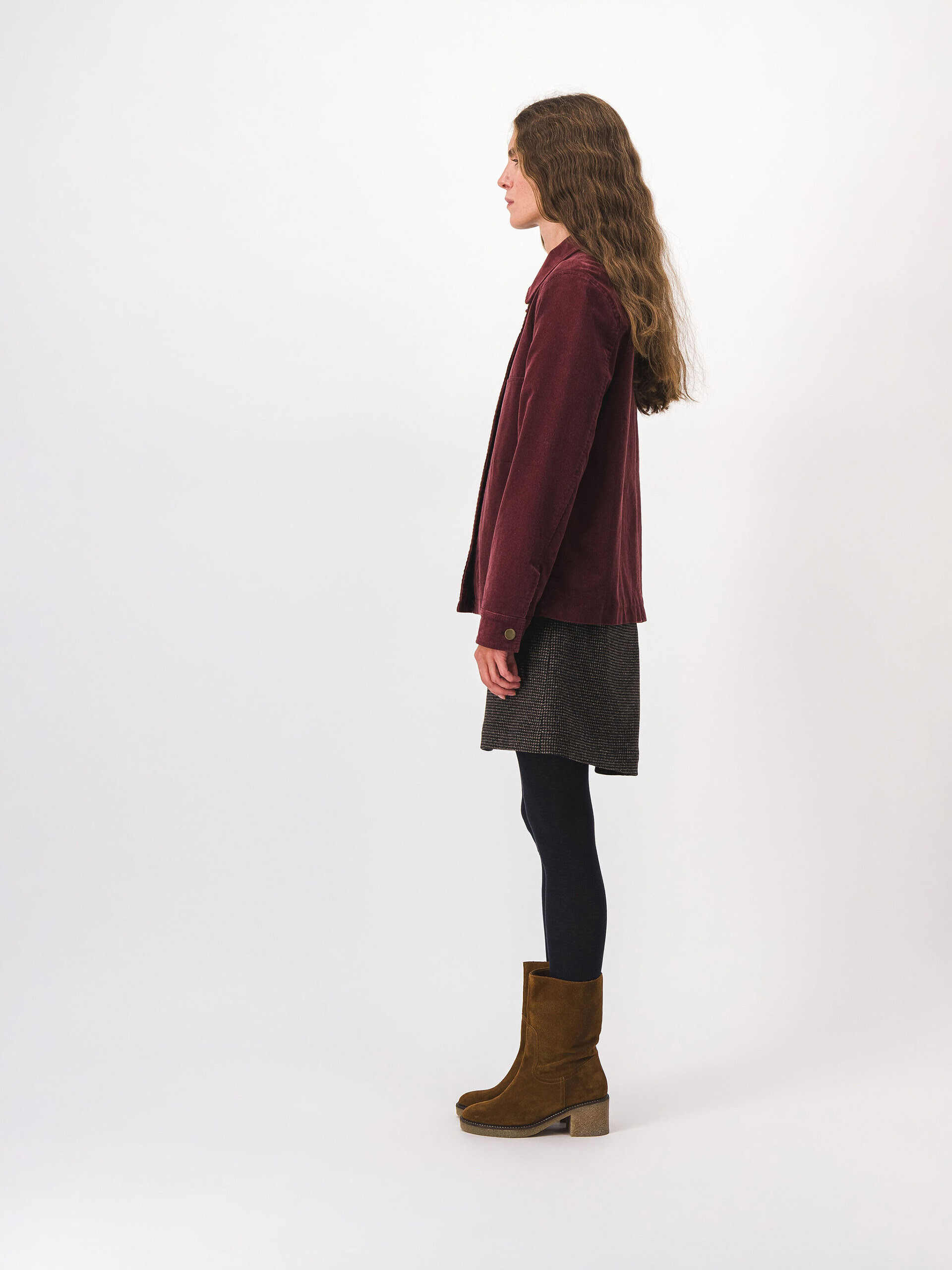 VESTE KEZIAH  Aubergine , Pr&ecirc;t-&agrave;-porter Bensimon
