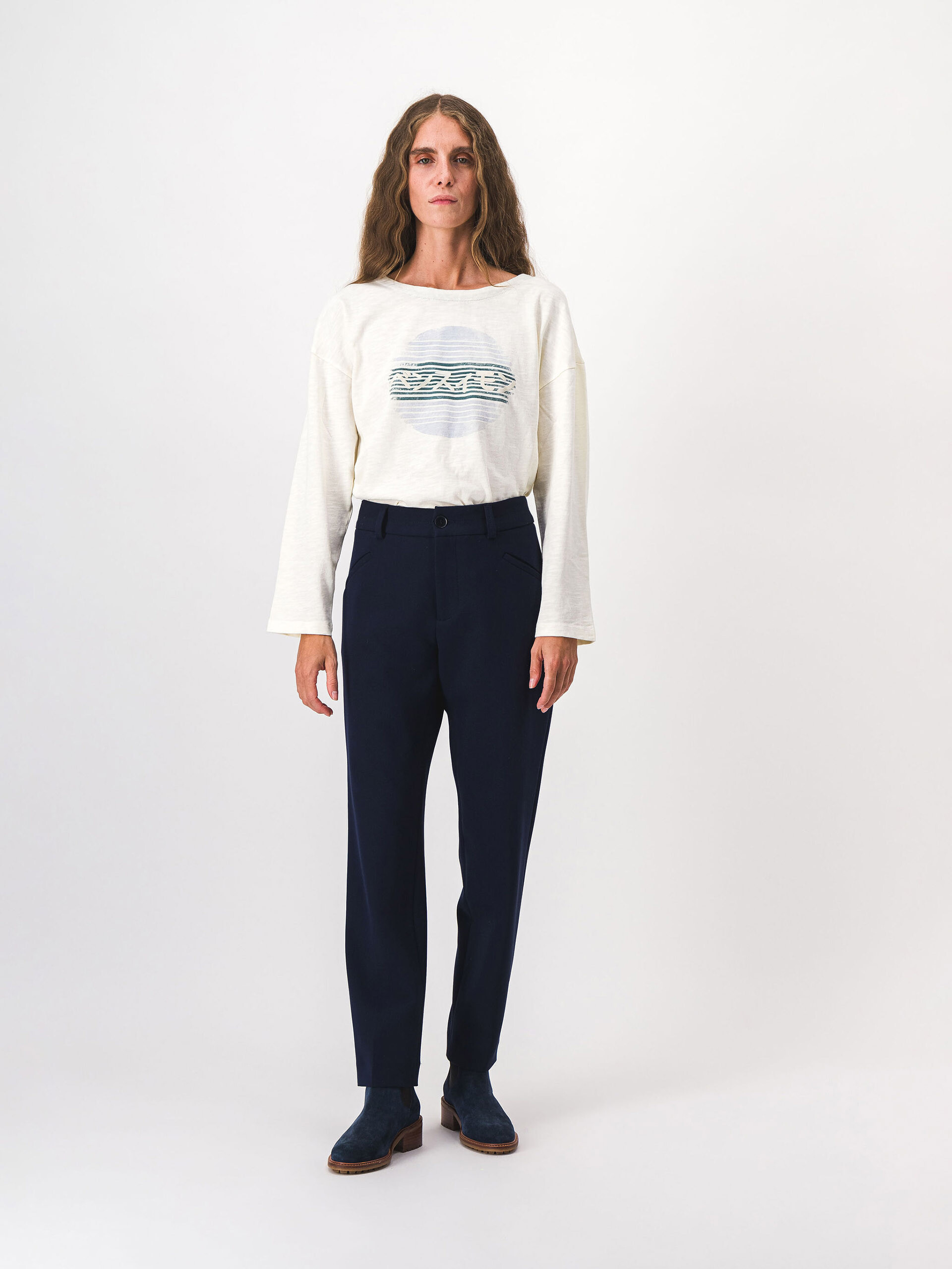 PANTALON ADEMAR  Carbone , Pr&ecirc;t-&agrave;-porter Bensimon