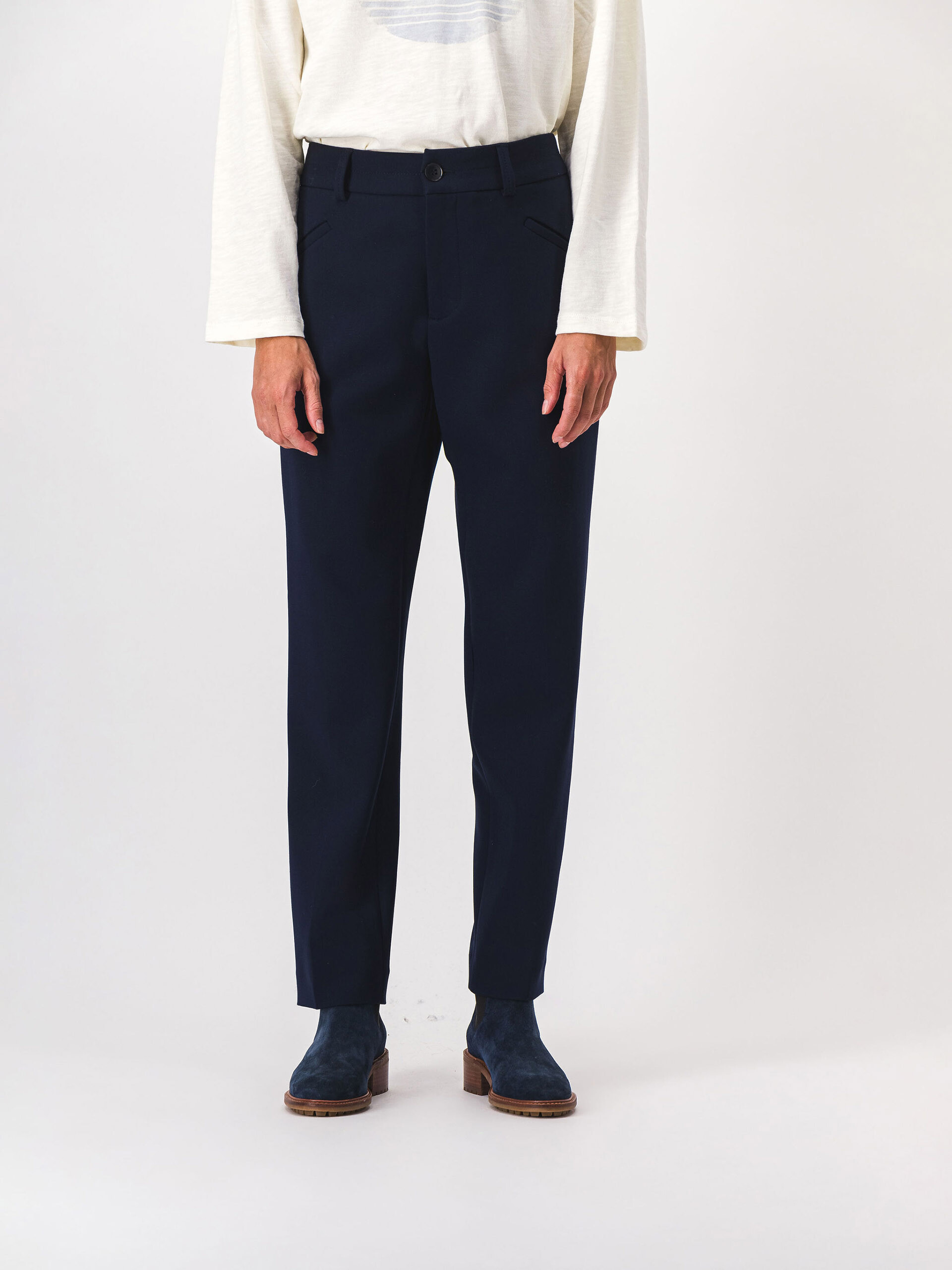 PANTALON ADEMAR  Carbone , Pr&ecirc;t-&agrave;-porter Bensimon