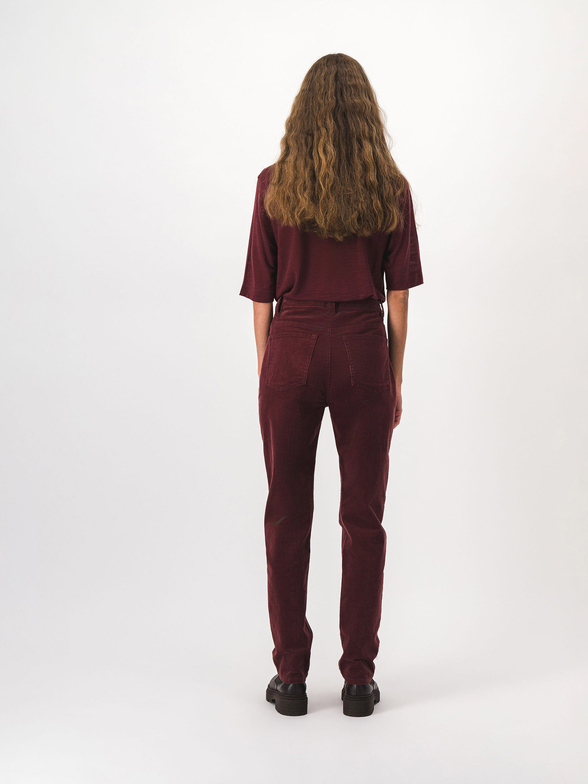 PANTALON FILIBERT  Aubergine , Pr&ecirc;t-&agrave;-porter Bensimon