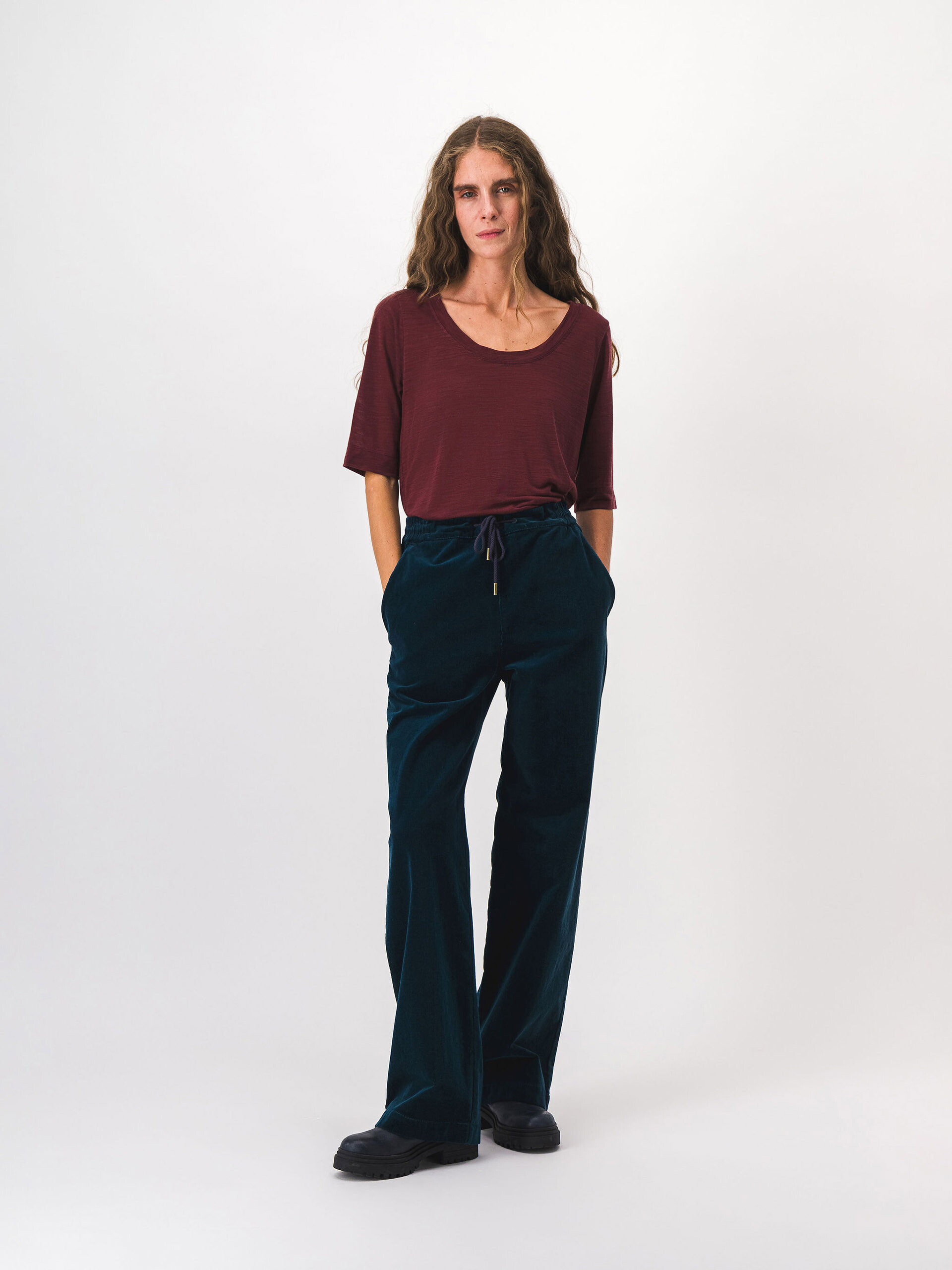 PANTALON KYBELE  Bleu petrole , Nouveaut&eacute;s Bensimon