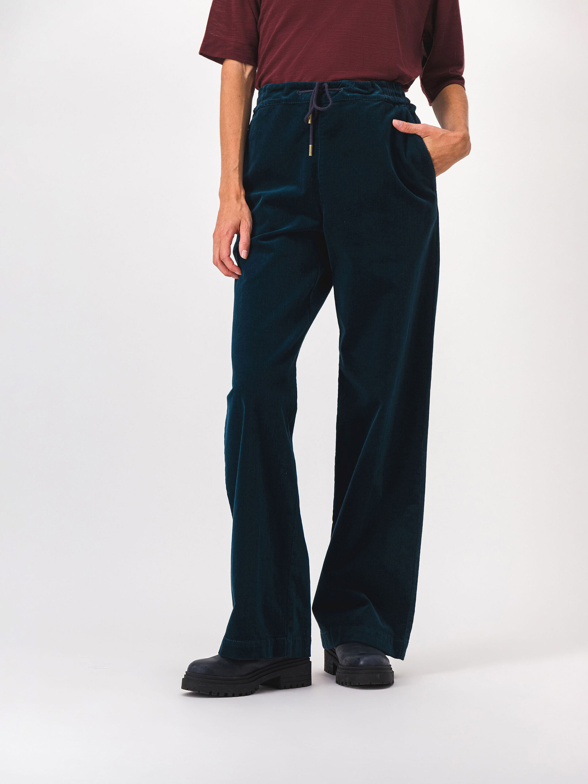 PANTALON KYBELE  Bleu petrole , Nouveaut&eacute;s Bensimon