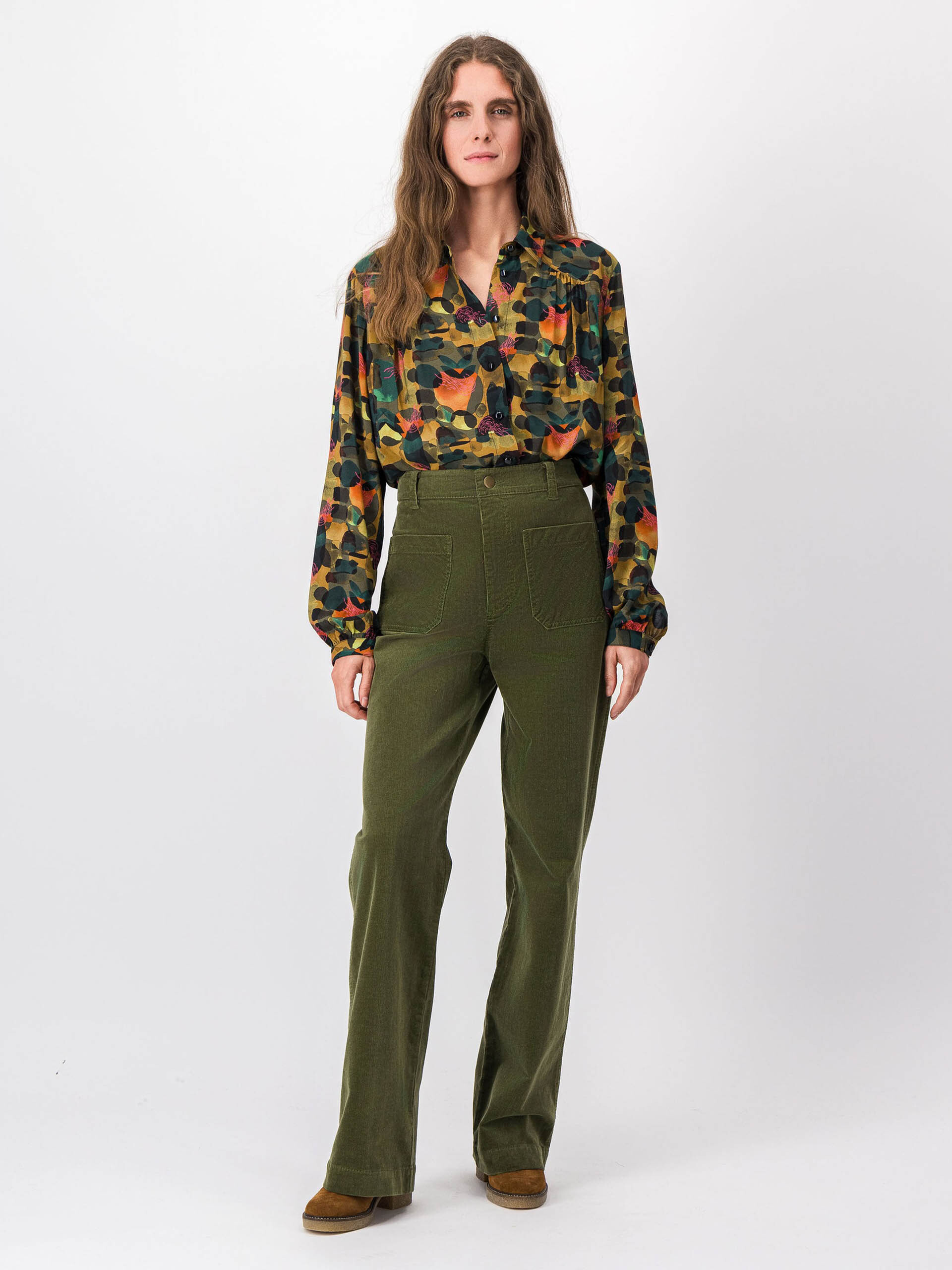 PANTALON BLULON  Militaire , Pr&ecirc;t-&agrave;-porter Bensimon