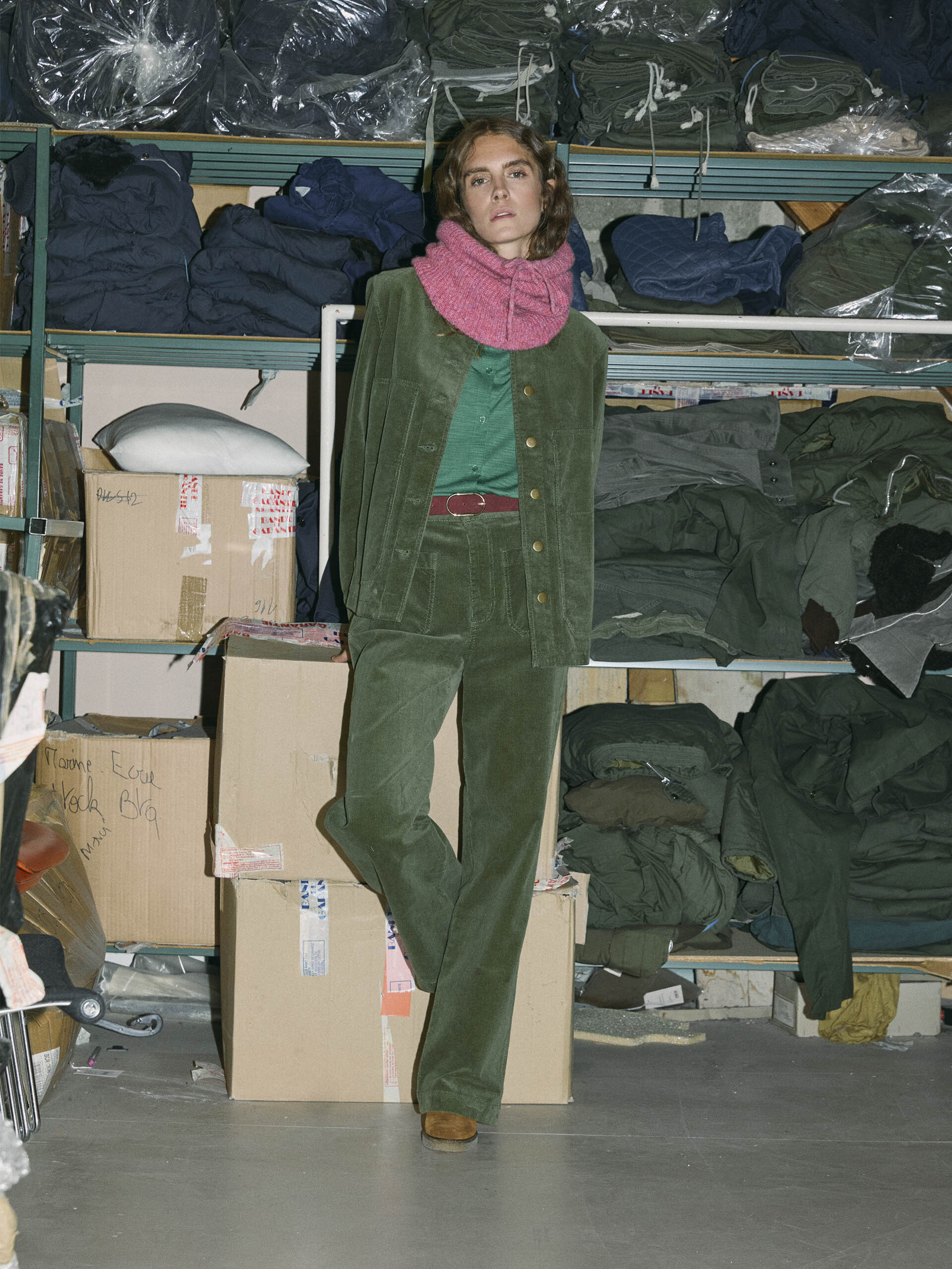 PANTALON BLULON  Militaire , Pr&ecirc;t-&agrave;-porter Bensimon