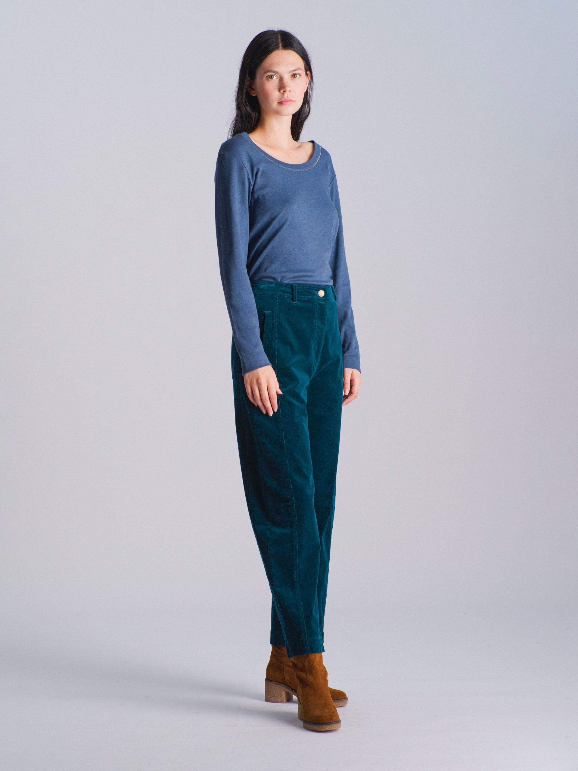 PANTALON MARC  Bleu petrole , Pr&ecirc;t-&agrave;-porter Bensimon