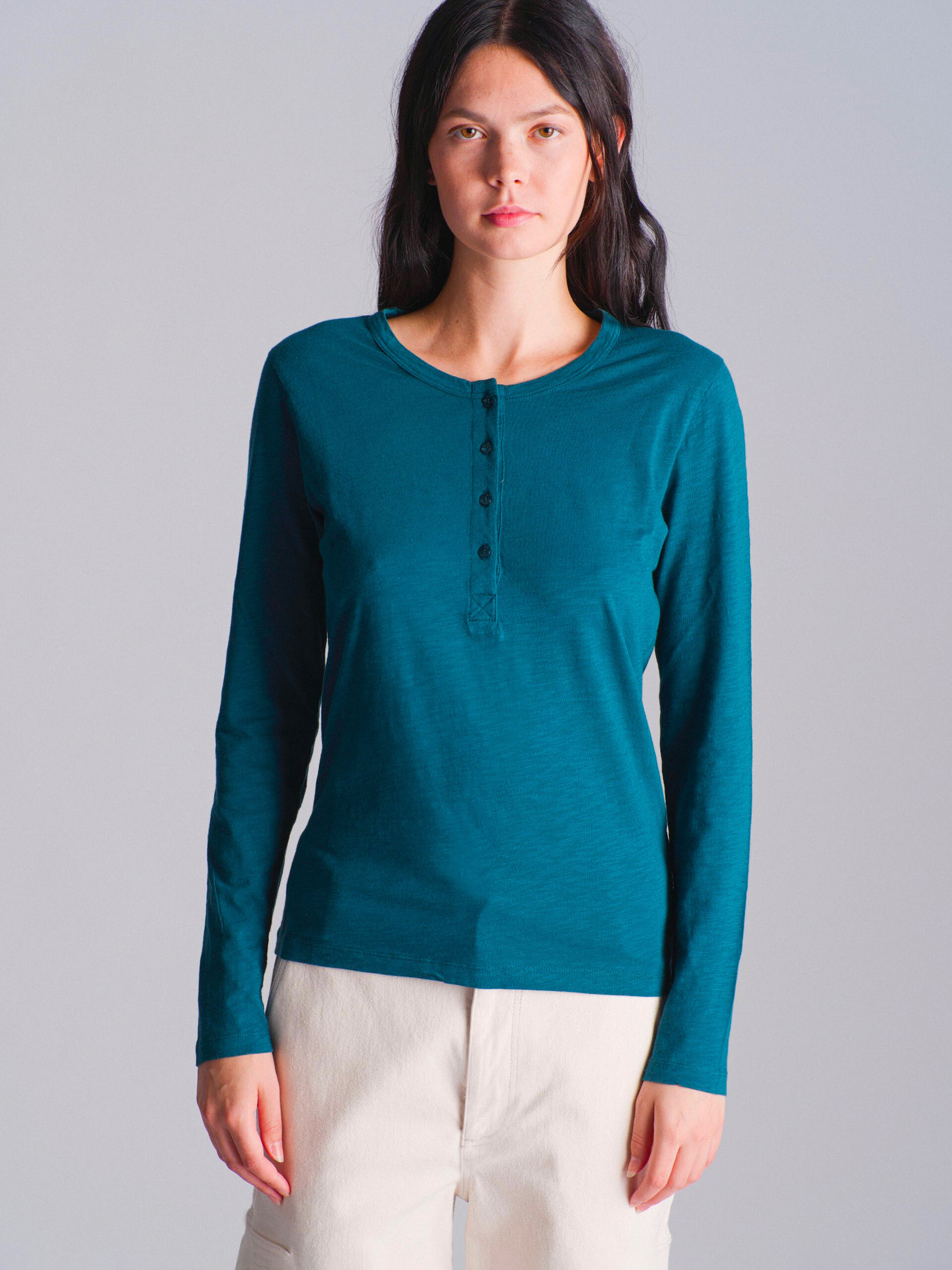 TEE SHIRT ALEXANDRA  Bleu petrole , Pr&ecirc;t-&agrave;-porter Bensimon