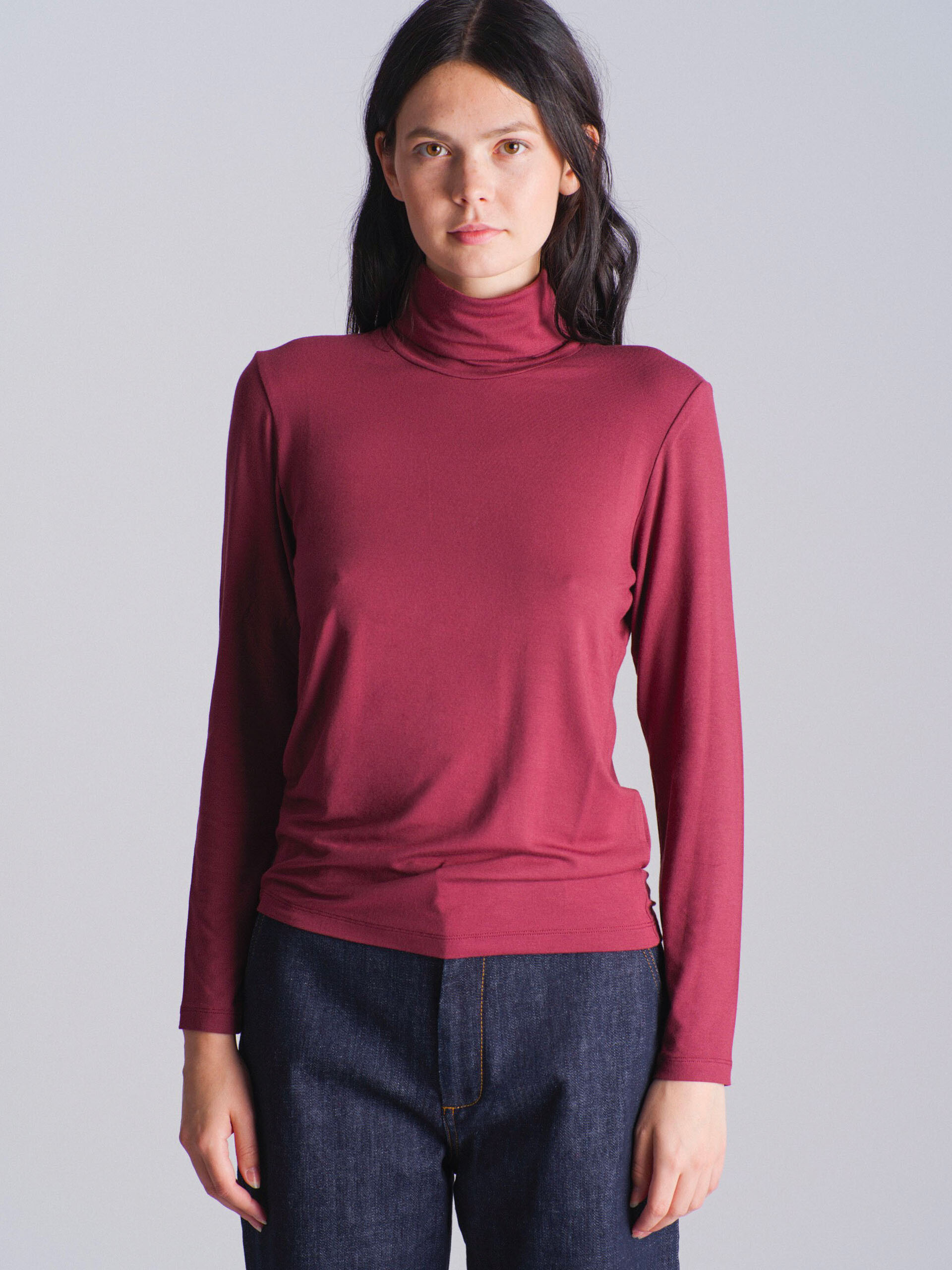 TEE SHIRT ELWIRE  Aubergine , Pr&ecirc;t-&agrave;-porter Bensimon