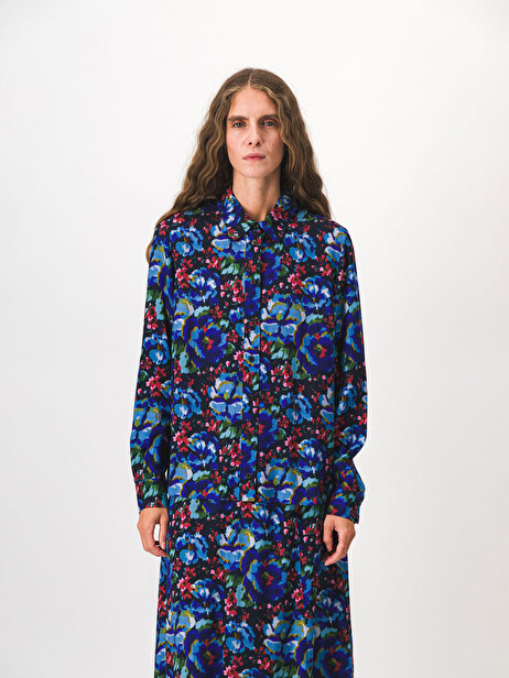 CHEMISE GALICIA  Imprime fleurs , Prêt-à-porter Bensimon