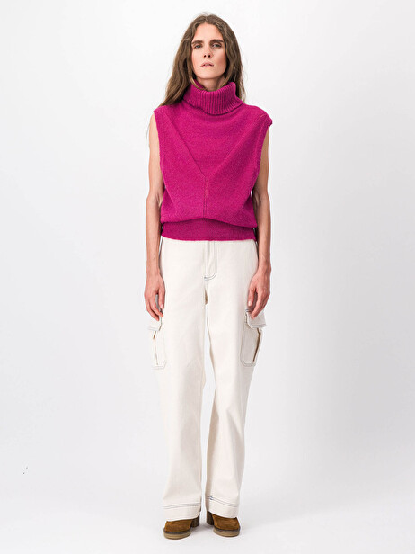PULL MAYA  Framboise , Prêt-à-porter Bensimon