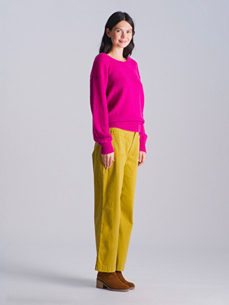 PULL MOBBY  Framboise , Pr&ecirc;t-&agrave;-porter Bensimon