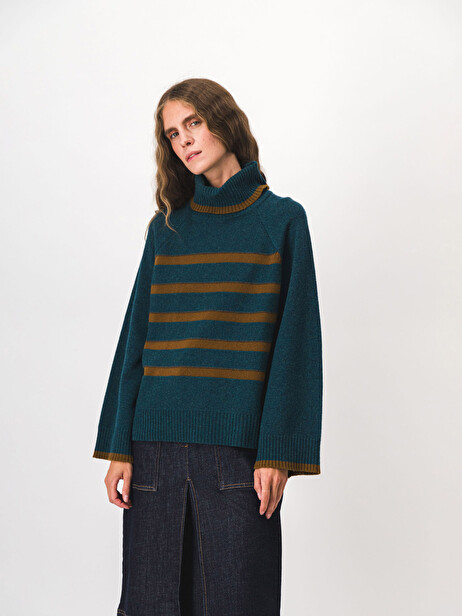 PULL MAGGY  Vert sapin , Pr&ecirc;t-&agrave;-porter Bensimon