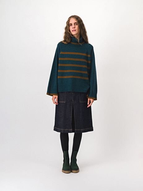 PULL MAGGY  Vert sapin , Prêt-à-porter Bensimon