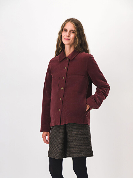 VESTE KEZIAH  Aubergine , Prêt-à-porter Bensimon
