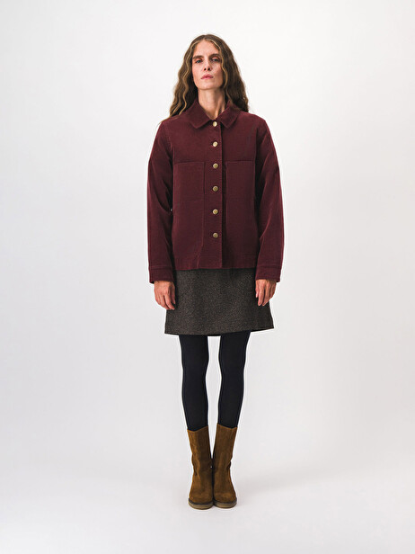 VESTE KEZIAH  Aubergine , Prêt-à-porter Bensimon