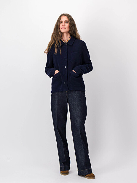 VESTE GOLTA  Bleu nuit , Prêt-à-porter Bensimon