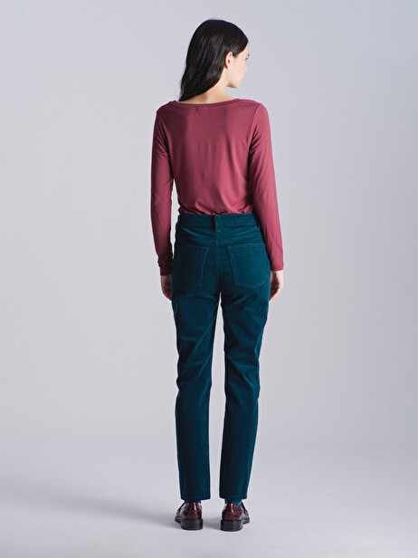 PANTALON FILIBERT  Bleu petrole , Pr&ecirc;t-&agrave;-porter Bensimon
