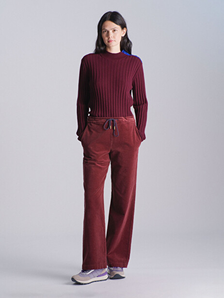 PANTALON KYBELE  Aubergine , Prêt-à-porter Bensimon