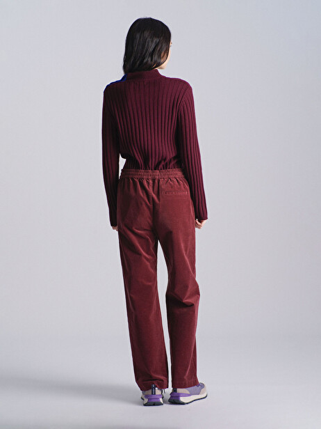 PANTALON KYBELE  Aubergine , Prêt-à-porter Bensimon
