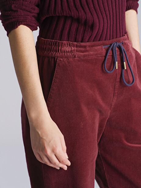 PANTALON KYBELE  Aubergine , Prêt-à-porter Bensimon