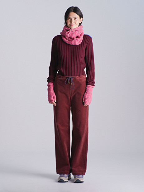 PANTALON KYBELE  Aubergine , Prêt-à-porter Bensimon