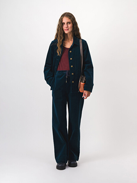 PANTALON KYBELE  Bleu petrole , Nouveautés Bensimon