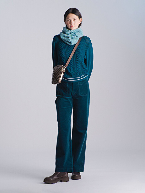 PANTALON BLULON  Bleu petrole , Prêt-à-porter Bensimon