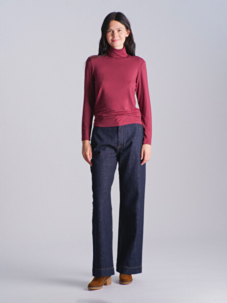 TEE SHIRT ELWIRE  Aubergine , Pr&ecirc;t-&agrave;-porter Bensimon