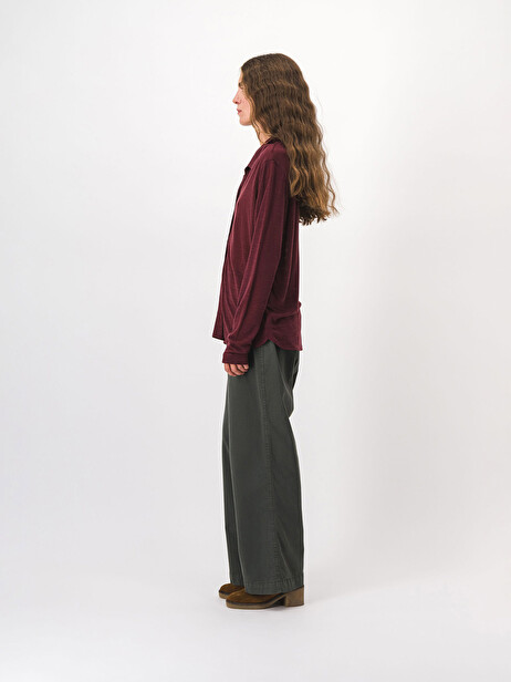 CHEMISE CYLENA  Aubergine , Prêt-à-porter Bensimon