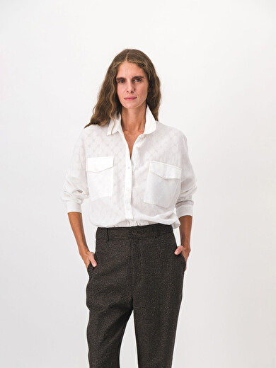 CHEMISE JANICE  Ivoire , Prêt-à-porter Bensimon