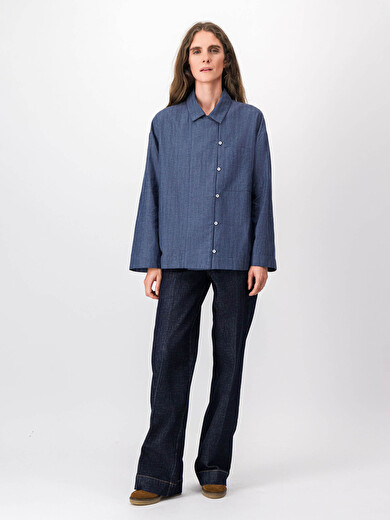 CHEMISE MARILOU  Indigo , Prêt-à-porter Bensimon